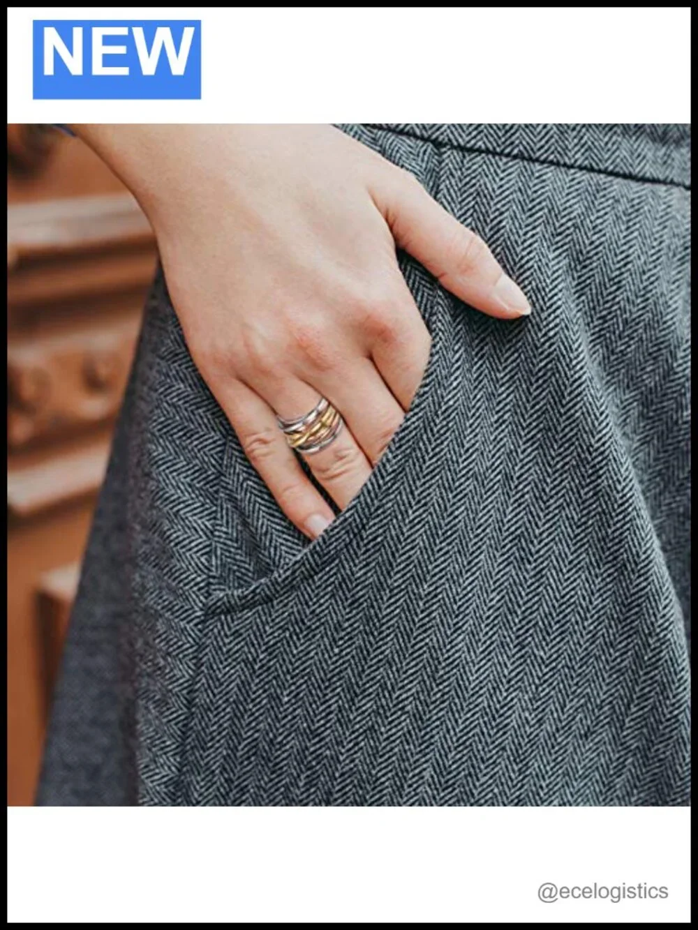 Stainless Steel Knot Ring Gold Plated Cross Statement Engagement Rings for Women